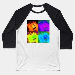 African Lion - Pop Art Design Baseball T-Shirt